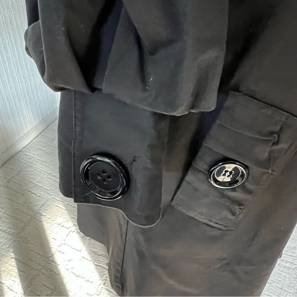 Anthropologie Peter Pan Balloon Sleeve trench Jacket Size Small - Picture 9 of 9